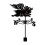 Metal Weather Vane Rustproof Wind Direction Light- flying pigs 1
