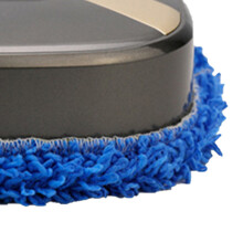 Auto Mop Cleaner ABS Wet & Dry Robot 23x23x6cm Silver Gray