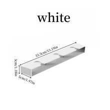 (1pc: White) Hängeregal für Tassen aus poliertem Kunststoff |Weinglashalter ohne Bohren, Organizer zum Trocknen von Glaswaren unter