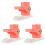 3Stk Kompakte Dumpling Wrapper Mit Ergonomischem Griff, Rosa 4