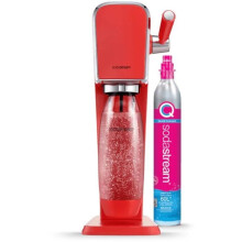 Macchina per soda e acqua frizzante SODASTREAM - ART Mandarino - 1 bottiglia compatibile lavastoviglie - 1 ricarica di gas 60L