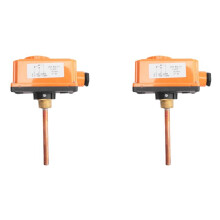 2X G1/2 Male Thread Hot Water Pipe Thermostat Temperature Controller 90 Celsius