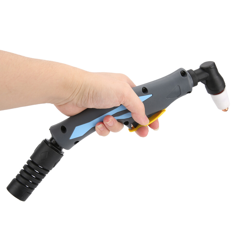 Plasma Cutter Welding Torch Head With Curved Handle & Protection Switch 9471378385791