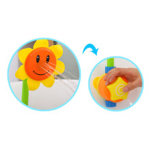 Baby Sunflower Cartoon Shower Head ABS Toddler Manual for Home Use