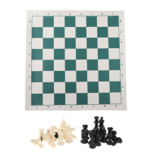 Folding Portable Chess Set 45x9cm Chees Pieces w/ Storage Bag for Kids