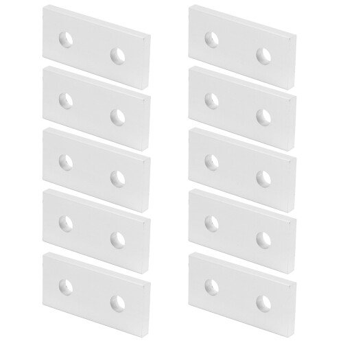 Robust 10Pcs Aluminum 2020-2 Plate for Flexible Vertical Connections