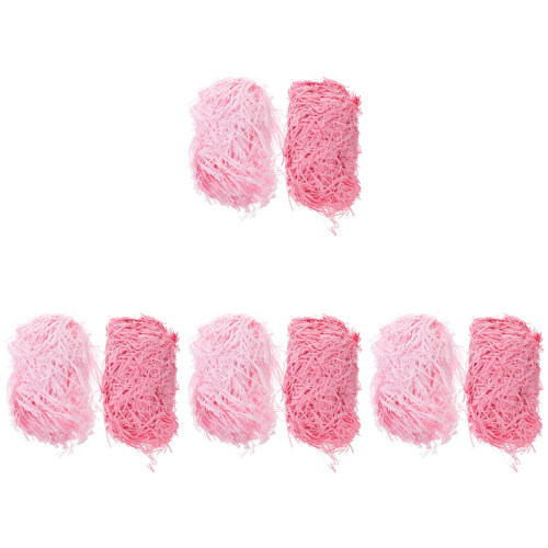8Pck Rosafarbenes Geschenkpapier Füller Box Füllmaterial 2