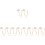 10Stk Gold Brosche Mit Fransen Kette Notenmotiv 7