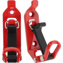 10Stk Metall Schaufelhalter Clamp Rack Für Auto Dachträger Rot