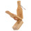 4Stk Tostones Holz Plantain Press Tool Khaki Ergonomisch 3