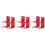 12Stk Wandhalter Rot, Schwere Eisenhalterung, Einfach 6