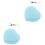 2Stk Skyblue Brillen- Und Bildschirmputzer Aus Stabilem PP-Material 4