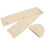 2Sets Weiße Kinder-Wintermütze Schal Mit Gesticktem Herzmotiv 3