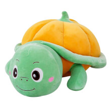 (60cm, Yellow) Kawaii Pumpkin Turtle Plush Toys Super Soft Cotton Eco-friendly Plush Toy For Baby Hugging Plush Toy