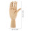 2Pcs Creative Wooden Hand Models Movable for Art and Decoration 4