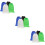 30Pcs Assorted Drawstring Shoe Sorting Pouches Durable Storage Bags 11