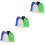 30Pcs Assorted Drawstring Shoe Sorting Pouches Durable Storage Bags 7
