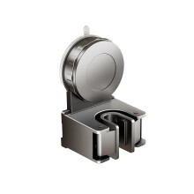 Broom Holder Wall Mount Stainless Steel Organizer with Strong Suction and AntiSlip Grip Fits 15–26mm
