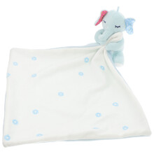 2Pcs Newborn Security Blanket Blue Plush Soothing Tactile Baby Toy