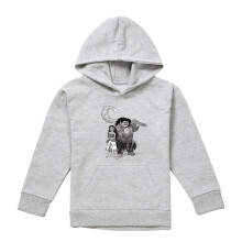 (12-13 Years, Athletic Heather) Moana Childrens/Kids Maui Sketch Hoodie