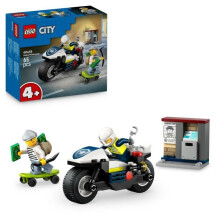 LEGO City 60455 Die Polizeimotorrad-Verfolgungsjagd - Bau-Spielzeug ab 4 Jahren