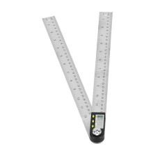 Digitaler Winkelmesser Lineal 2-in-1 Goniometer Winkelmesser, 0-360, Edelstahl