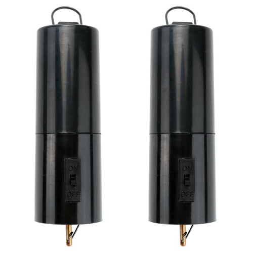 Battery Powered Wind Spinner Black Rotate Motor for Hanging Wind Chime Ornament 2Pcs