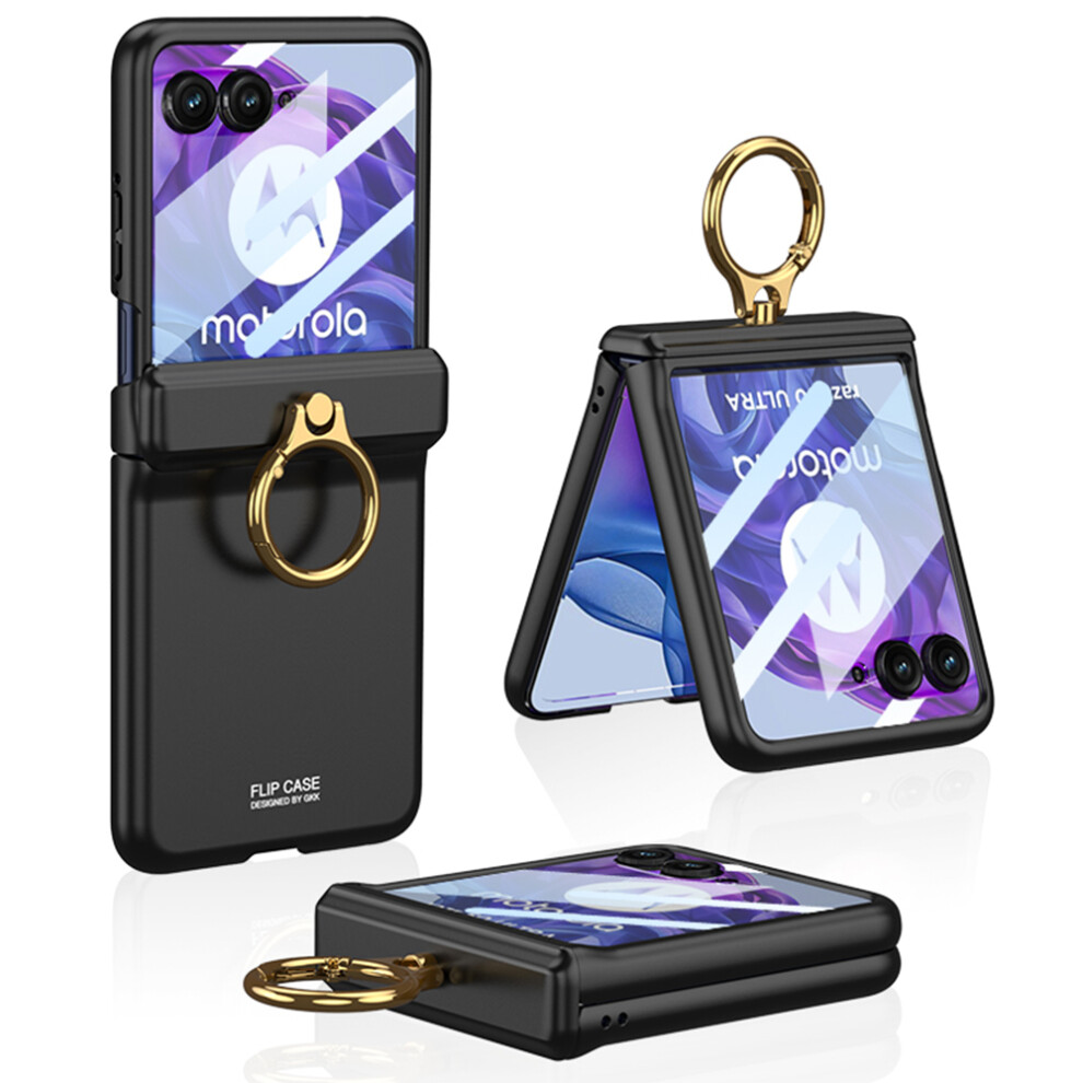 (Black) For Motorola Razr 50 Ultra 5G Cases Black 6914287629707