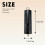 Battery Powered Wind Spinner Black Rotate Motor for Hanging Wind Chime Ornament 2Pcs 7