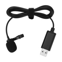 Universal USB Microphone Lavalier Microphone Clip- Computer Mic Plug and Omnidirectional Mic