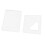2pcs Card Holder Case Acrylic Leather Craft Pattern Stencil Template D 1