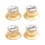 4 Pcs Speed Control Knobs 2 Tone 2 Volume for  LP SG Guitar Golden Knobs Guitar Accessories 1