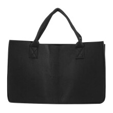 Kamin Holz Filz Aufbewahrungs Tasche Korb Zeitungs StäNder Brenn Holz Tasche, Filz Faltbarer Brenn Holz Halter Korb Schwarz