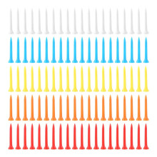 100 Pz Plastica  Tee 54 Millimetri Colore Misto