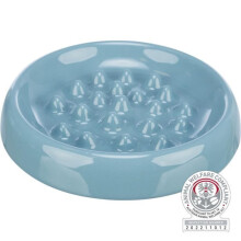 Dog Bowl - Trixie - Slow Feeding - ceramic - set of 7 - blue