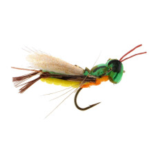 Life-like Grasshopper Handmade Fly Fishing Lure Floating Fly Fishing F