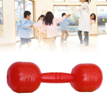 Kindersichere Kunststoff-Drehfüße für Fitness und Spaß in Rot