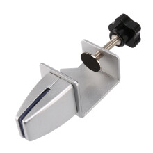 2 Stuks Niezen Guard Klem Beugel Bureau Partitie Klem voor 1/8 Inch Tot 1 Inch Dikke Acryl Panelen Verstelbare C Vorm Klem