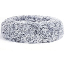 Cesta para cão cama para gato tecido pelúcia 50 cm cinza 12_0006827