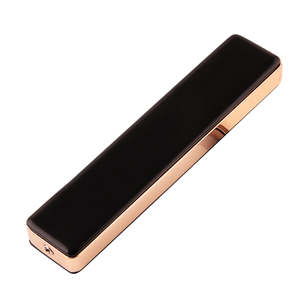 (C) Metal Windproof Slender Strip USB Charging Electronic Lighter