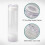 10-Inch Reusable Empty Clear Cartridge Water Filter Housing Various Media Refillable 5