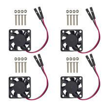 4 STÜCKE BüRstenlos CPU LüFter Zur KüHlung KüHlköRper KüHler KüHlung 3,3 V 5 V für Raspberry Pi4 Pi3 B+, Pi 3, Pi 2, Pi 1 B+