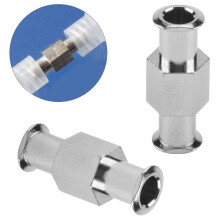 10 Sztuk łąCznik Luer ZłąCze Strzykawki Metalowe PodwóJne ZłąCza Luer Lock Adapter łąCznik do CzęśCi Pneumatycznych
