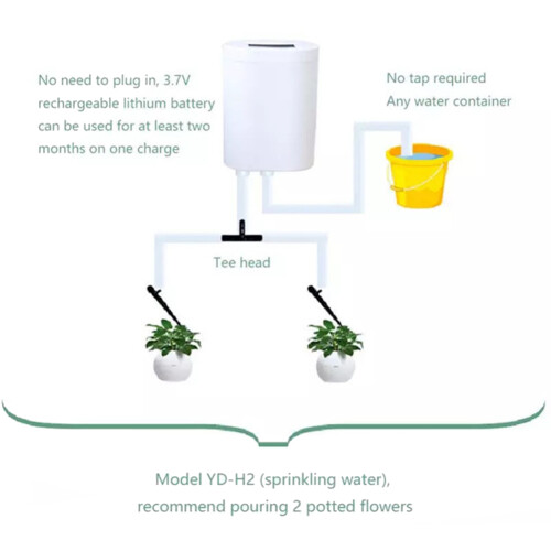 2  Pump Timer System Outdoor Automatic Watering Pump Controller Flowers Plants Home Sprinkler Drip Irrigation Device 1