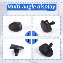 Front Windshield Wiper Nozzle for  206 407 6438Z1 6438CA 643871 Glass Spray Accessories
