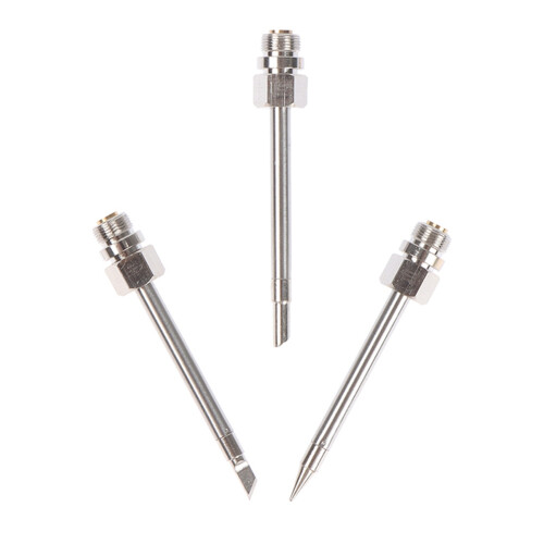 510 Interface Soldering Iron Tip  Portable USB Soldering Iron Tip Welding Rework Accessory Tool 8W,Silver Pointed 1