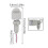 LED Light Motion Sensor  PIR Infrared Detector Automatic Movement Detector Auto  Off Outdoor,  12V White 6