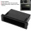 Universal Car Double 1 Din Dash Cup Holder Storage Box Plastic for Stereo Radio 10