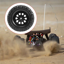 4Pcs Metal Beadlock Wheel Hub Rim and Rubber Tire Set for WPL C14 C24 B14 B24 B36 MN D90 MN99S RC Car Upgrade Parts,2