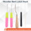 Bent  Hook Crochet Needle Hook, Include Wooden Bent  Hook Plastic Curl Crochet Needle for Hair Carpet Making 3